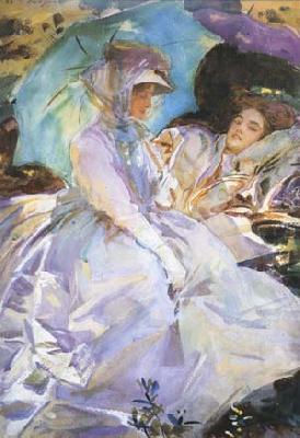 Reading (mk18), John Singer Sargent